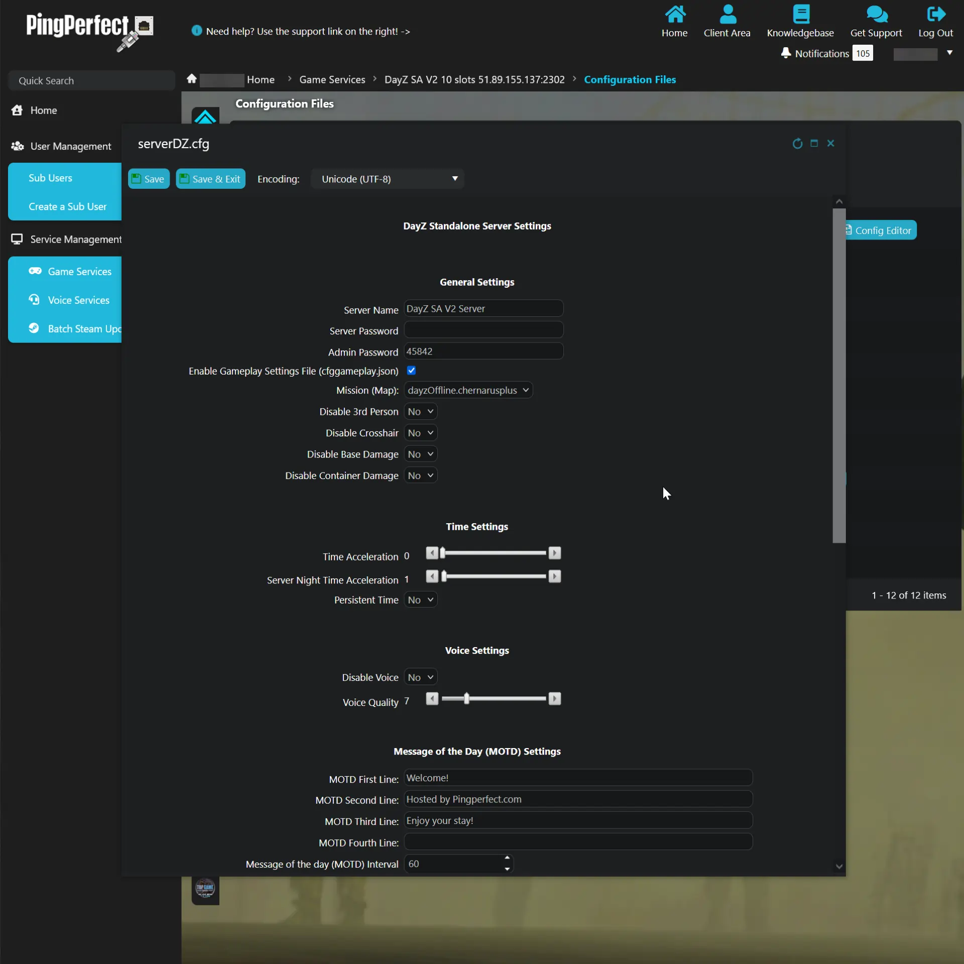Gamepanel Configuration File GUI Editor Image